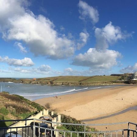 Beach Side Top Floor Property, Balcony & Sea Views Newquay  Exterior photo